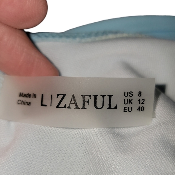 Zaful size large bikini top, ties in front & around neck  NWT - Picture 6 of 6